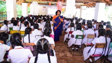 02 Image – Raising awareness about Menstrual Health and Hygiene among school students.