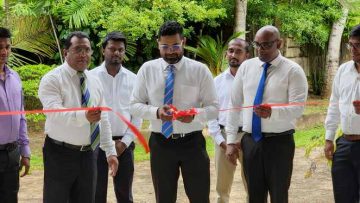 Mr.-Anjula-Koralagamage-Chief-Operating-Officer-of-Cleanline-Linen-Management-Pvt-Ltd-along-with-other-management-members-participating-in-the-opening-ceremony-at-Ananke-Laundry-in-Unawatuna.